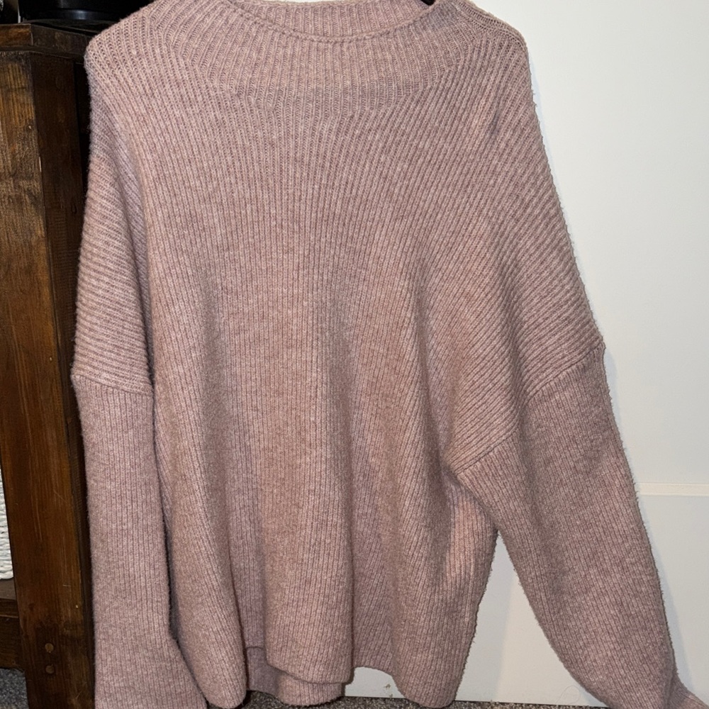 Abercrombie & Fitch Mauve Turtleneck Sweater